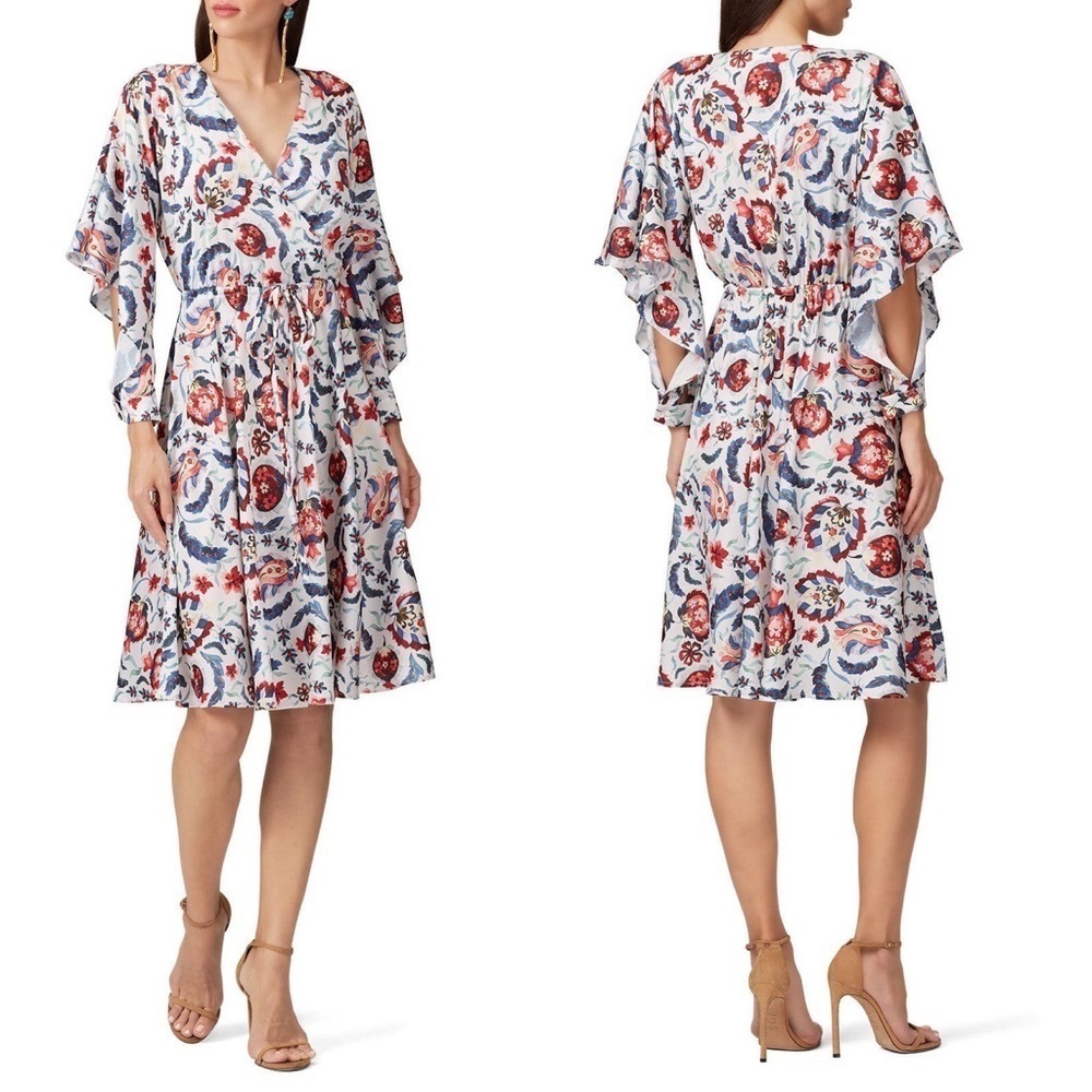 Sachin & Babi Multi Bloom Wrap Dress